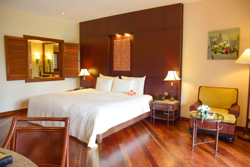 Interior hotel room of Furama Resort for a Vietnam vacation